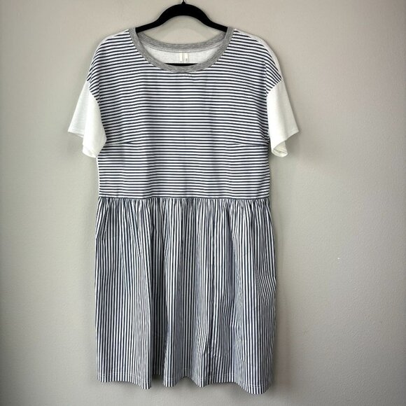 Anthropologie Sunday Striped Dress M - Picture 1 of 8